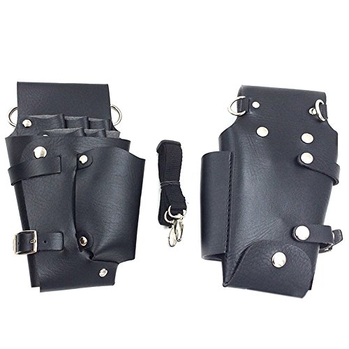 Saflyse Friseur-Tasche Werkzeugtasche Friseurtasche Scherentasche mit Schultergurt--Schwarz