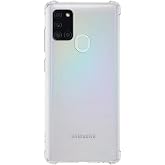 KZY İletişim Samsung Galaxy A21s ile uyumlu ile Uyumlu Kapak K&ouml;şe Korumalı Airbag Antishock Silikon Kılıf