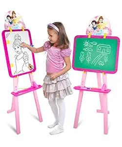 itoys Princess 5 in 1 Writing Board for Kids with Activity Sheets