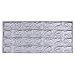 Produktbild 3D Ziegelstein Tapete, YTAT Selbstklebend Brick Muster Tapete, Fototapete~Wandaufkleber für Schlafzimmer Wohnzimmer moderne tv schlafzimmer wohnzimmer dekor, 70x31x1cm(1, grau)
