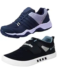 Bersache Men Combo Pack of 2 Sports with Casual Shoes