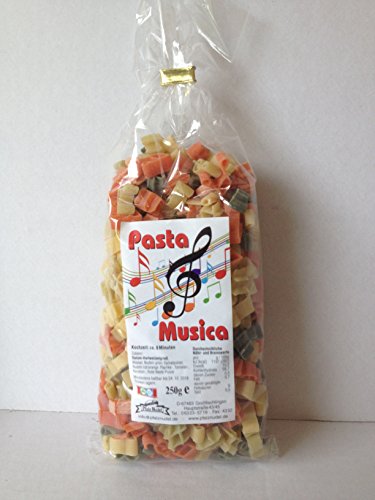 Preisvergleich Produktbild Nudeln Noten Pasta 250g Motivnudeln Musik