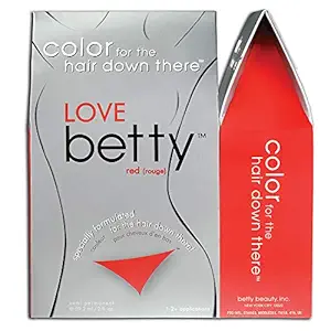 Betty Beauty Love (Red) Betty - Color For The Hair Down There Hair Coloring Kit