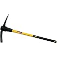 Unibos Pick Axe with Fibreglass Handle Shaft Non-Slip Rubber Grip 90cm Heavy Duty