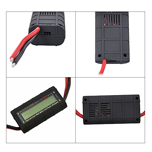 GTPower RC Power Analyzer Watt Meter fuer Spannung (V), Strom (A), Power (V), Kapazitaet (Ah), und Energie Mess 130Amps - 3