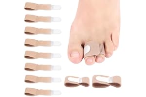 PERGOODS 10 pezzi Raddrizzatore per Dita a Martello, Correttore per Dita Sovrapposte, Bende Dita Piegate, Correttore per Dita Rotte, Dita Storte