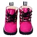 Cute Infant Baby shoes Ouneed® Leather Toddler Girls Boys Casual Flat Pumps Ankle Boots Snow Shoes (UK 6, Hot Pink)