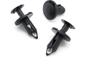 VVO Fasteners- Black Plastic Front Wheel Arch Lining & Mudguard Clips for Ford Kuga, (Pack of 10)