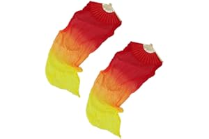 Harilla Hand Made Bauch Chinesischer Seide Lange Fächerschleier