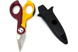 Generico INTERCABLE FORBICE PROFESSIONALE DA ELETTRICISTA F1 16020 SERIE LIMITATA SQUADRA CALCIO ROMA GIALLO ROSSA 16020-F1-CR