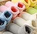 H.P.D.6 Pack Baby Socks Thermal Cozy Cuff Cotton Socks for New Born,Toddler,Size S