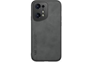 Kepuch Silklike Funda para OPPO Find X5 - Case Carcasa Placa de Metal Incorporada para OPPO Find X5 - Negro