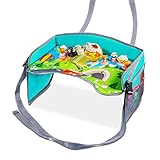 Hält Ihre Kinder auf Reisen: Kinder bleiben glücklich und zufrieden mit Autofahrten, Bus, Zug oder Flugzeugfahrten. Dieses Reisetablett löst Ihre Reise und erleichtert das Essen und Spielen. Seitliche Aufbewahrungstaschen halten Buntstifte, Papier und Karten immer griffbereit. Sie werden nicht von Kindern abgelenkt werden, die ständig nach Dingen suchen, die sie nicht erreichen können. Kinderaktivitäten schaffen ein besseres Reiseerlebnis für Erwachsene.