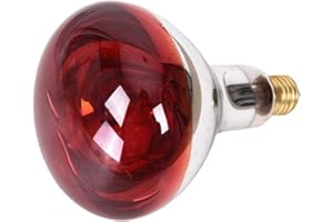 HTYG 275W Lampada di Calore a Onde elettromagnetiche-Lampada Termica ad Infrarossi-Termoterapia per il trattamento della terapia del dolore con fisioterapia-Lampadina A Luce Rossa