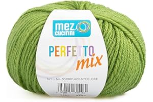 MEZ CURICINI Gomitolo Lana Perfetto Mix: Filati da 50g ad Alta Qualità e Varietà di Colori per Maglieria A Mano