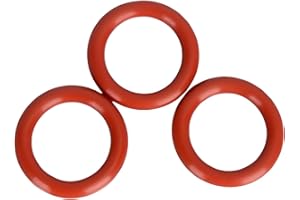 MACHSWON 30 szt. silikonowy pierścień o-ring 57 mm OD 50 mm ID 3,5 mm szerokości, czerwona uszczelka pierścienie uszczelniające do produktów elektronicznych, sprzętu medycznego, sprzętu do wody pitnej