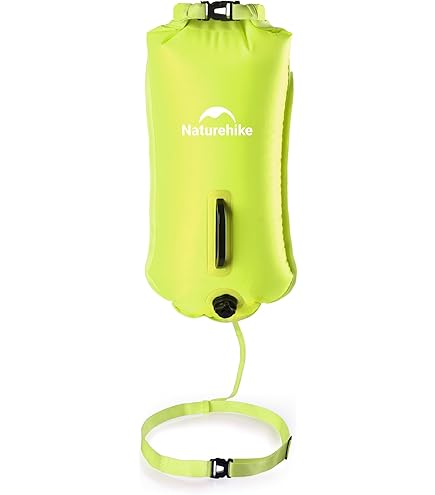 FunWater Schwimmboje Aufblasbar - 29x16 Zoll Sicherheitsboje Wassersport