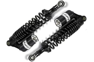 Hegeiisy 360mm 14.17 Zoll 8mm Feder Universal Motorrad Stoßdämpfer Hinterradaufhängung ATV Quad Roller Dirt Bike Für CBR600 CBR400 CB500 YZF XC EXC XCF Schwarze