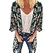 Produktbild TOPSELD Top Damen, Frauen Arbeiten Lose Sommer Blumendruck KurzäRmlig Cardigan Tops