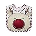 Christmas Baby Bib With Embroidery