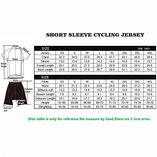 Männer Fahrrad-Club Cycling Team Bekleidung Jersey Shirts kurze Hosen Set Sportbekleidung - 4