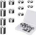 3.25 Ounce Cylindrical Tungsten Weights Steel Weights for Pinewood Derby Cars, 4 Different Sizes of Cylinders with Case to Speed Up Your Car
