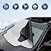 Produktbild Dobee Frontscheibenabdeckung Windschutzscheibe Abdeckung Auto Scheibenabdeckung, Wasserdicht Magnet Fixierung Faltbare Abnehmbare Windschutzscheibe Frontscheibe Abdeckung gegen Schnee, Frost, Sonne