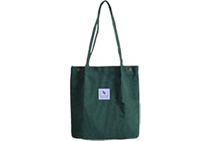 DKDXID Bolso Pana Mujer Grande Tote Bag Tela Bolsos Shopper Bolsa de Hombro Informal Bolsa de Compras Casual Bolsa de Playa de Moda Bolsos Casuales Retro para Universidad, Viajes