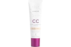 LUMENE CC Cream Color Correcting Cream Foundation | SPF 20 | Medium Coverage | Lightweight and Antioxidant-Rich | Hydrates While Reducing Redness | All Skin Types | Vegan | 30 ml | Light