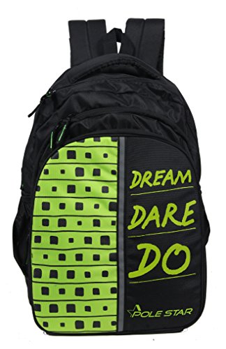 POLE STAR "BIG-4" 40 Lt Black Green Casual Backpack I School Bag RS.545 (68.00% Off) - Amazon