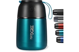 720°DGREE Thermos per Alimenti “wunderJar” – 530ml | Contenitore Termico di Acciaio Inossidabile per Caldo Cibo, Bambini