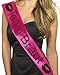 Produktbild Party-Teufel Satin Schärpe Aufschrift Braut oder Team Braut Junggesellenabschied … (Team Braut pink)