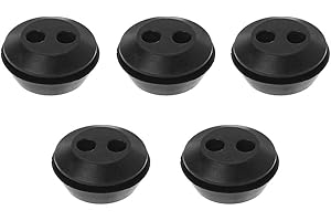 BOBEINI 5 pièces débroussailleuse Coupe-Herbe Tuyau de mazout rondelle rondelle oeillet avec 2 Trous