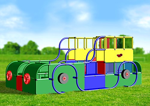 Preisvergleich Produktbild QUADRO Oldtimer 600 Spielhaus - Klettergerüst Spielturm