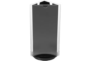 DIYEAH Rotatable Triangular Table Card Holder 3-Sided Acrylic Menu Display Stand for Restaurant Office Tabletop A5 Paper Sign Holder