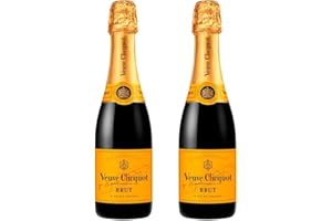 Veuve Clicquot Yellow Label Brut Champagne 37.5cl - Pack of 2 | 12% ABV