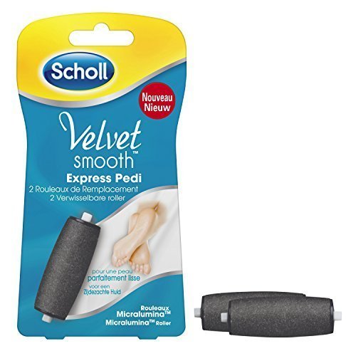 Scholl Velvet Smooth Diamond Pedi Regular Hard Skin Remover Refills - Pack of 2