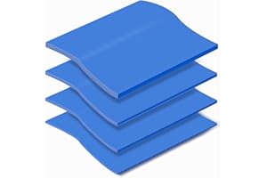 Aairhut Wärmeleitpads Thermal Pads 6 W/m.K 4 Pack, 100 x 100 mm x 0,5 mm 1 mm 1,5 mm 2 mm Silikon Kühlpad Thermische Pad Nicht leitende Wärmebeständigkeit Extreme Odyssey Abdeckung