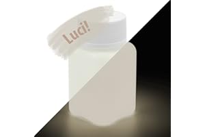 LUMENTICS Colore bianco luminescente, 100 g, colore bagliore al buio, colore retroilluminato con glitter, colore notturno, per bricolage, luce UV (naturale/bianco)