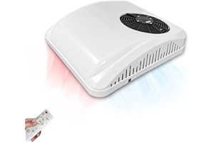 Aspligo 12V Rooftop RV Klimaanlage, 8800BTU 12 Volt elektrisches Parken Klimaanlage, passend für LKW, Wohnmobile, Anhänger, Traktoren, Parkklimaanlage, schnelle Kühlung, Bus,Boot, Wohnmobil,Van