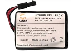 Visonic Lot de 2 batteries Powermax pour sirène MCS-740