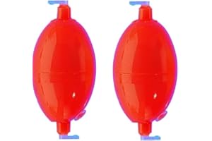 blntackle76 Set of 2 Water Balls Red, Yellow, Clear Oval 8.15 & 30 g, Bubble Water Ball Egg + Free Petri Sticker