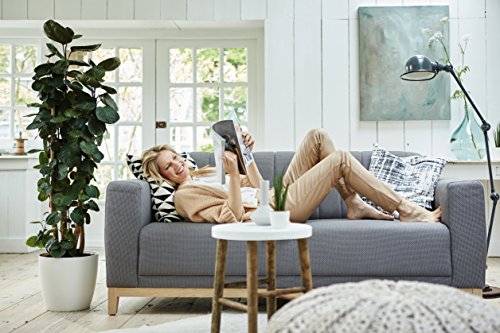 elho Brussels Rund Rollen Blumentopf 47cm – Weiss - 3
