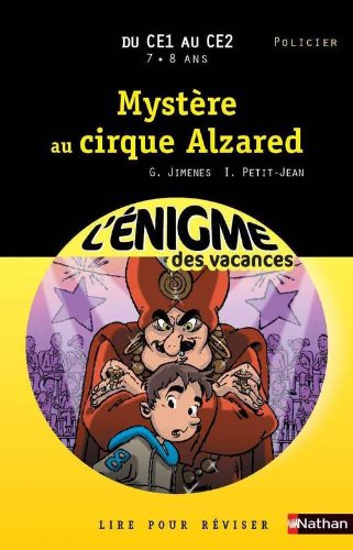 Download Cahier de vacances  - Enigmes vacances Mystère au cirque Alzared