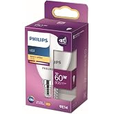 Philips LED 60W P48 E14 Yellow Light Dimmable Bulb Single Package