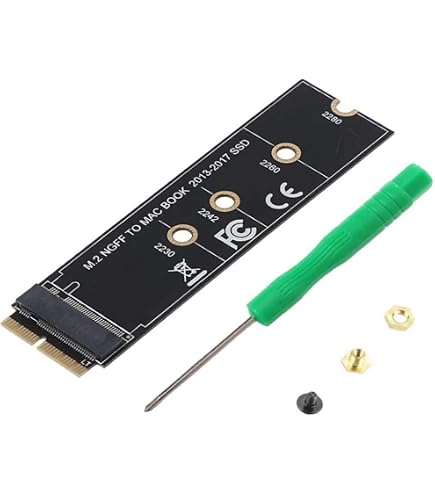 Sintech 28Pin PCI-E 4 x adaptador para Sandisk sd6pq4 m SSD de 2013 – 2015 MacBook Pro Air A1465 A1466 A1502 A1398 SSD