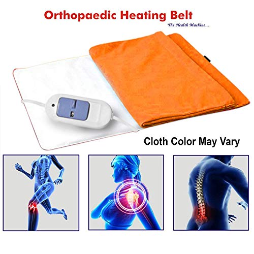 Elove Orthopaedic Electric Heating Pad With Waist Belt & Temperature Controller For Pain Relief (Cloth Color May Vary) RS.625.00