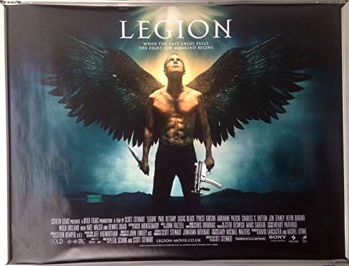 FavouriteFilm Cinema Poster: LEGION 2010 (Quad) Dennis Quaid Paul Bettany Lucas Black