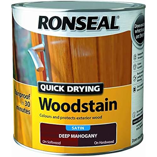 Amazon.co.uk ronseal mahogany wood stain
