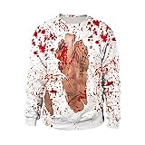 ❀❀ANGENEHMES MATERIAL: Synthetisch. Das Material ist staubdicht, fusselfrei, reißfest, saugfähig, kühlend und eignet sich auch sehr gut für allergiker. Diese Eigenschaften machen diesen sweatshirt sehr angenehm zu tragen.